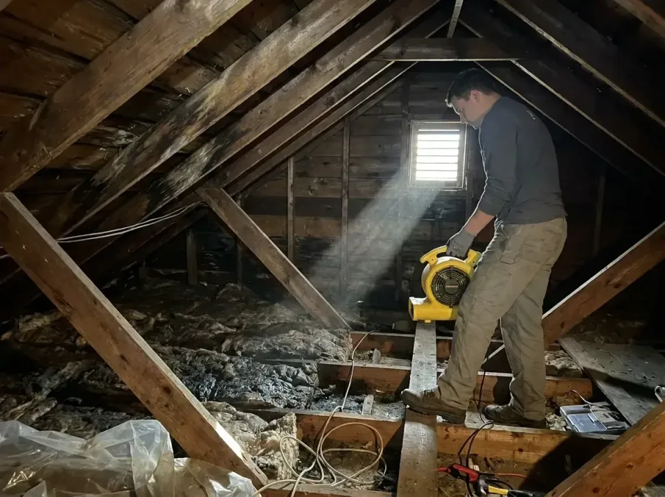 attic-water-damage-drying-proc-007 — frequently asked questions, Emergency Water Extraction & 24/7 Flood Response in Finneyt…